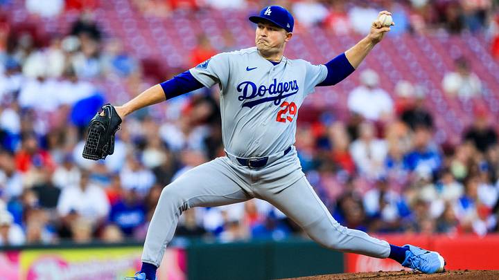 Los Angeles Dodgers starting pitcher Tarik Skubal.