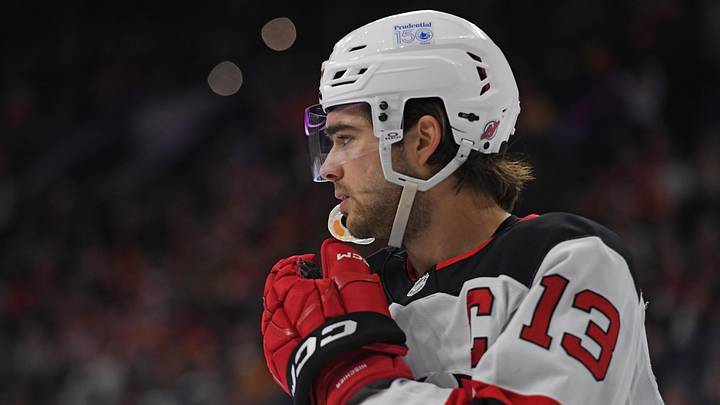 New Jersey Devils center Nico Hischier (13): Eric Hartline-Imagn Images