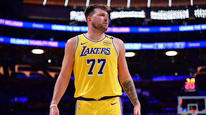 Los Angeles Lakers guard Luka Doncic on March 4, 2025.