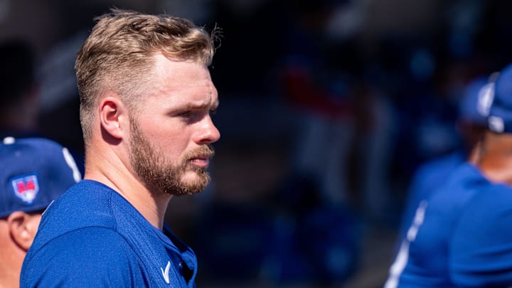 Mar 2, 2024; Phoenix, Arizona, USA; Los Angeles Dodgers infielder Gavin Lux (2)