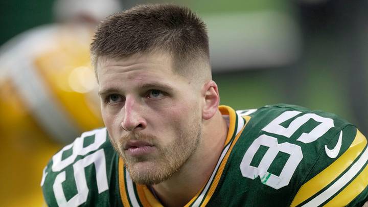 Green Bay Packers tight end Tucker Kraft