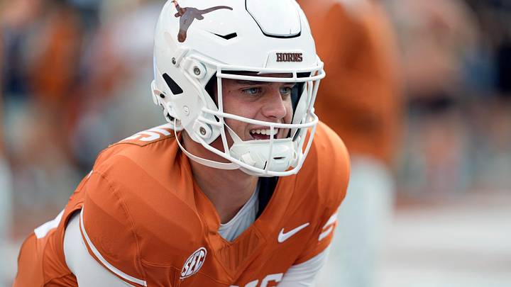 Sep 20, 2025; Austin, Texas, USA; Texas Longhorns quarterback Arch Manning