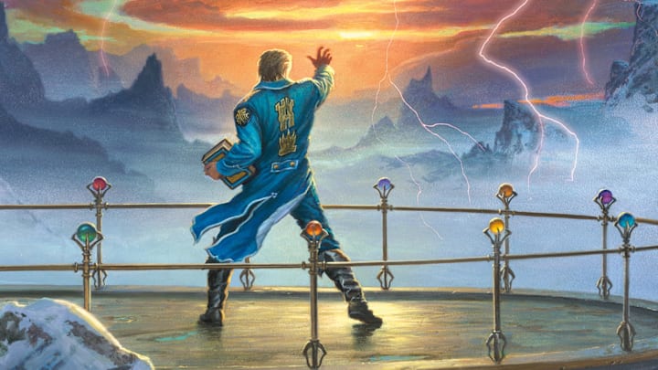 Wind and Truth by Brandon Sanderson, book five of The Stormlight Archive. Cover artwork by Michael Whelan.