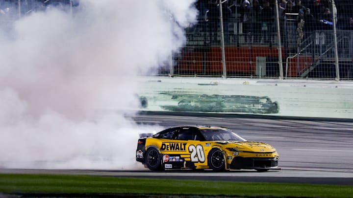 Christopher Bell captured the victory in Sunday's Ambetter Health 400 at Atlanta Motor Speedway, beating out Carson Hocevar and Kyle Larson with a last-lap pass. Christopher Bell captured the victory in Sunday's Ambetter Health 400 at Atlanta Motor Speedway, beating out Carson Hocevar and Kyle Larson with a last-lap pass.