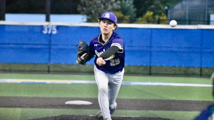 Garrett Levenhagen and Sumner are comfortably in the WIAA Class 4A baseball field after losing to Puyallup in bi-district championship game.