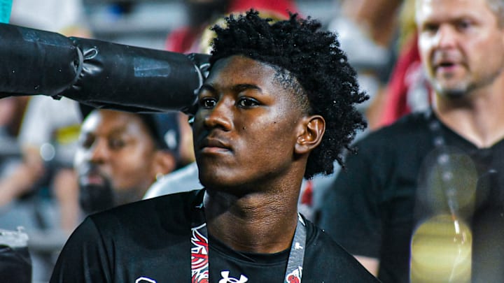 2026 four-star Gamecock QB commit Landon Duckworth was at the South Carolina Spring game on April 20th, 2024, covered by Fisher Brewer of Sports Illustrated.