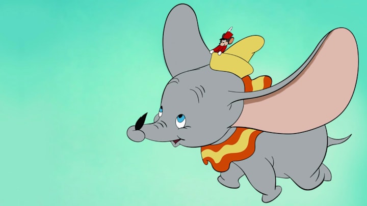 A scene from 'Dumbo' (1941).