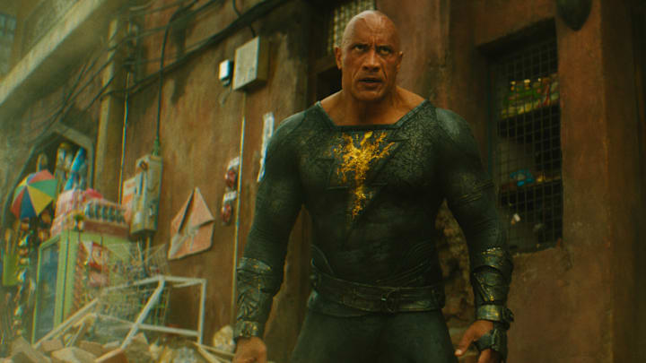 DWAYNE JOHNSON as Black Adam in New Line Cinema’s action adventure “BLACK ADAM,” a Warner Bros. Pictures release.