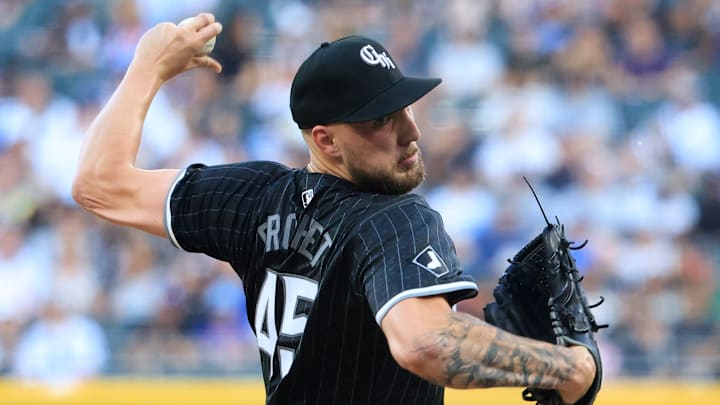 Chicago White Sox pitcher Garrett Crochet