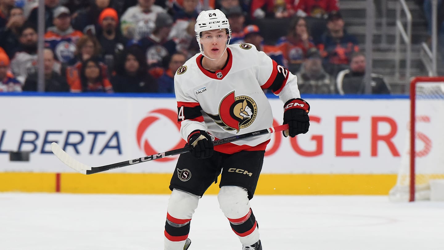 How did Jacob Bernard-Docker do in his Sabres debut?