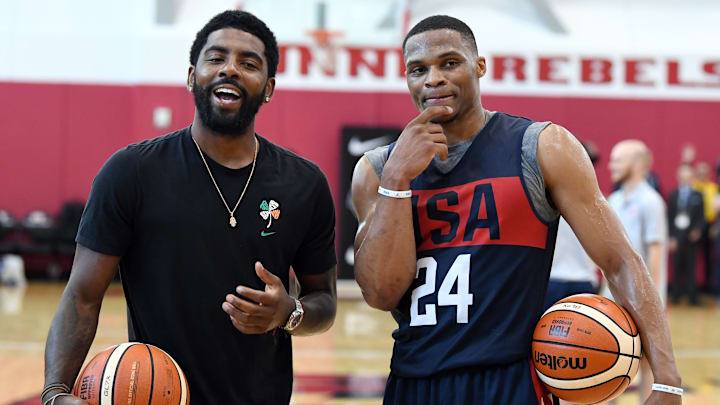 Irving y Westbrook se podrían ver involucrados en un cambio entre Nets y Lakers