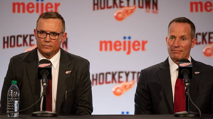 Detroit Red Wings Introduce New General Manager Steve Yzerman Detroit Red Wings Introduce New General Manager Steve Yzerman