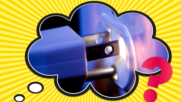 It's not so your plugs look like they have eyes.