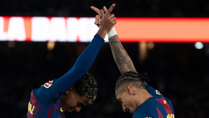 Yamal e Raphinha são estrelas do Barça