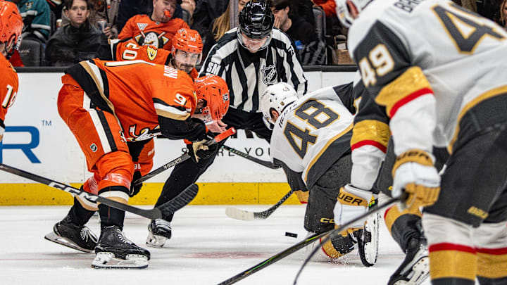 The Anaheim Ducks host the Vegas Golden Knights in Game 6.