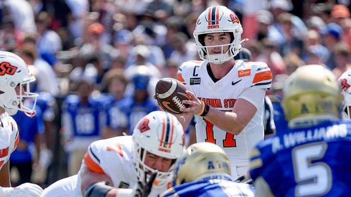 Oklahoma State quarterback Drew Mestemaker.