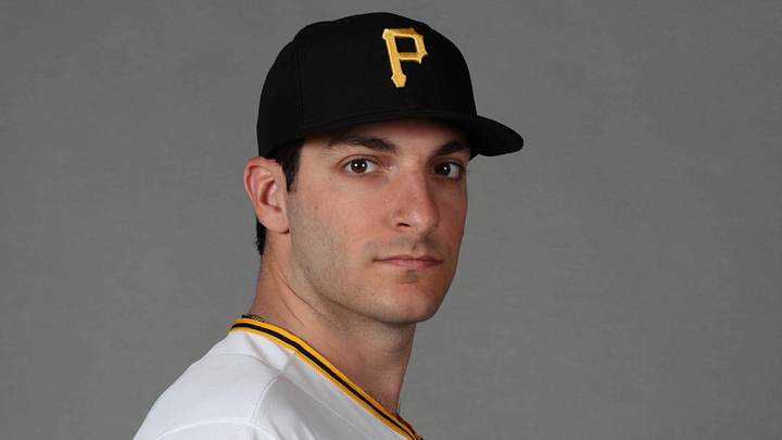 Feb 18, 2026; Bradenton, FL, USA; Pittsburgh Pirates pitcher Joe La Sorsa (54) poses for a photo during media day at Pirate City. Mandatory Credit: Kim Klement Neitzel-Imagn Images Feb 18, 2026; Bradenton, FL, USA; Pittsburgh Pirates pitcher Joe La Sorsa (54) poses for a photo during media day at Pirate City. Mandatory Credit: Kim Klement Neitzel-Imagn Images