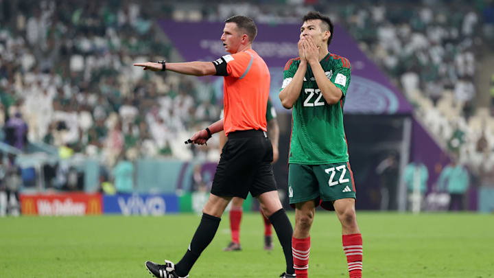 México venceu a Arábia Saudita por 2 a 1 no Lusail Stadium