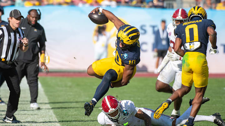 Jordan Marshall, Jeremiah Alexander, Alex Orji, Domani Jackson, Alabama v Michigan, ReliaQuest Bowl