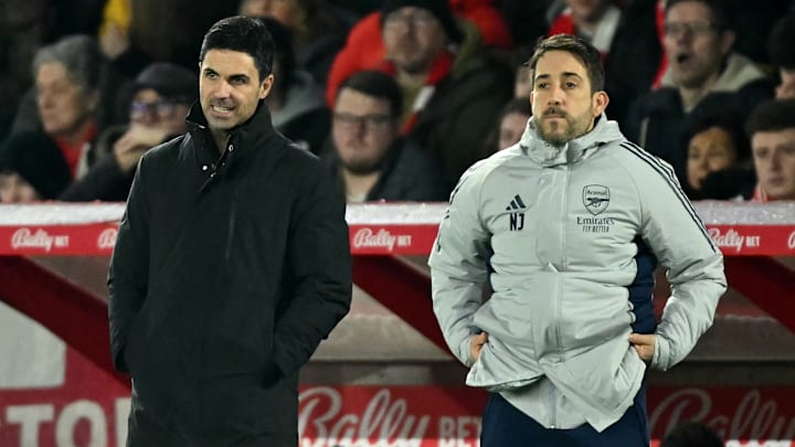 Nicolas Jover et Mikel Arteta