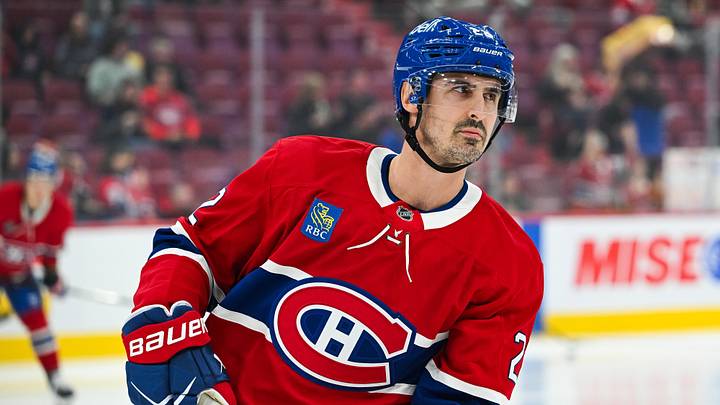 Sep 19, 2026; Montreal, Quebec, CAN; Montreal Canadiens left wing Chris Kreider (22) looks on during warm-up before the game against the Toronto Maple Leafs at Bell Centre. Mandatory Credit: David Kirouac-Imagn Images Sep 19, 2026; Montreal, Quebec, CAN; Montreal Canadiens left wing Chris Kreider (22) looks on during warm-up before the game against the Toronto Maple Leafs at Bell Centre. Mandatory Credit: David Kirouac-Imagn Images