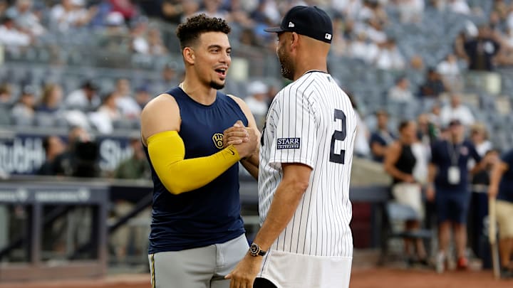 Willy Adames conoció a su ídolo Derek Jeter 