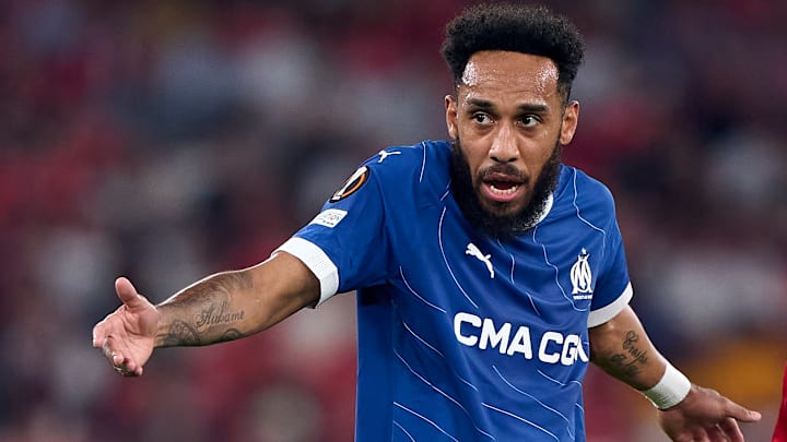 Pierre-Emerick Aubameyang devrait quitter l'OM cet été.