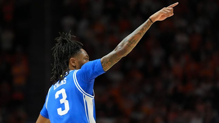 Duke basketball guard Isaiah Evans Duke basketball guard Isaiah Evans