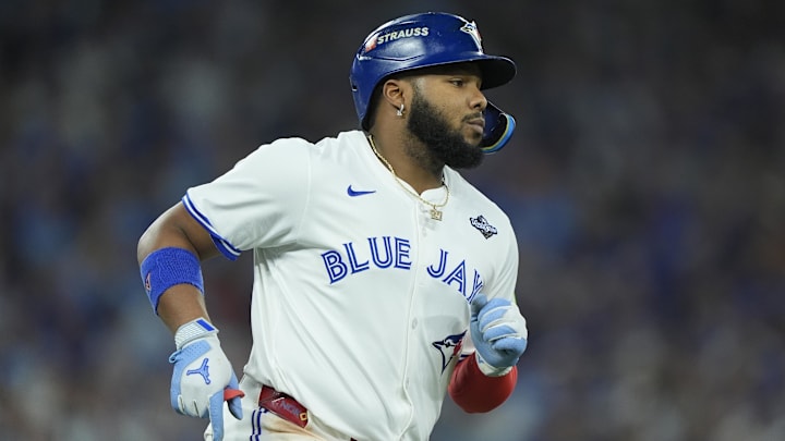 Toronto Blue Jays Vladimir Guerrero Jr. running the bases Toronto Blue Jays Vladimir Guerrero Jr. running the bases