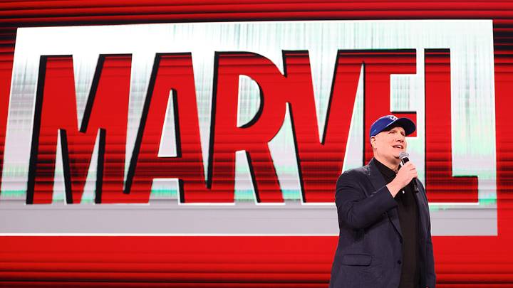 Kevin Feige, President of Marvel Studios, speaks during Day 2 of the D23 Brazil: A Disney Experience at Transamerica Expo Center on November 09, 2024 