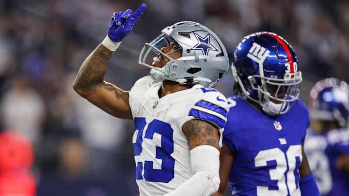 Dallas Cowboys running back Rico Dowdle 