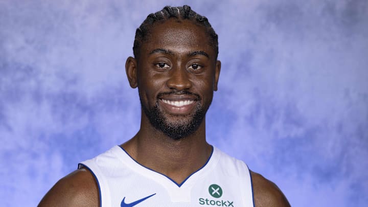 Sep 29, 2025; Detroit, MI, USA; Detroit Pistons guard Caris LeVert (8) poses for his official head shot for the 2025-26 season at the Detroit Pistons Performance Center. Mandatory Credit: David Reginek-Imagn Images Sep 29, 2025; Detroit, MI, USA; Detroit Pistons guard Caris LeVert (8) poses for his official head shot for the 2025-26 season at the Detroit Pistons Performance Center. Mandatory Credit: David Reginek-Imagn Images