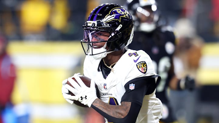 Baltimore Ravens wide receiver Zay Flowers