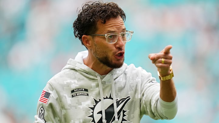 Miami Dolphins head coach Mike McDaniel