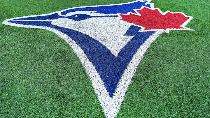 A general view of the Toronto Blue Jays logo. A general view of the Toronto Blue Jays logo.