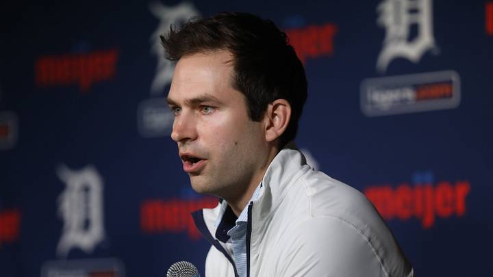 Detroit Tigers president of baseball operations Scott Harris talks about the future of the team. Credit Detroit Tigers president of baseball operations Scott Harris talks about the future of the team. Credit