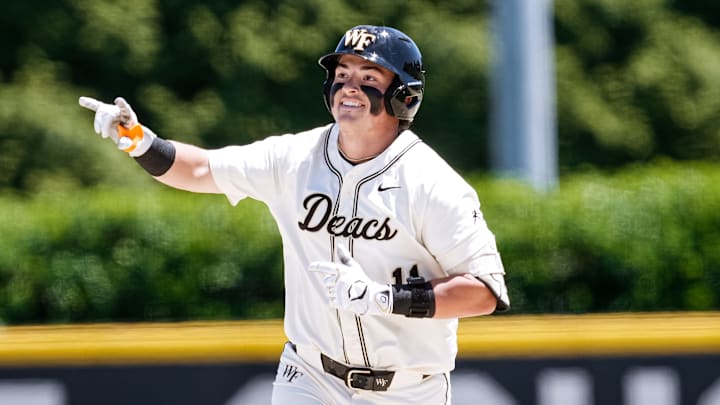 Wake Forest's Luke Costello against the Western Carolina Catamounts. Wake Forest's Luke Costello against the Western Carolina Catamounts.
