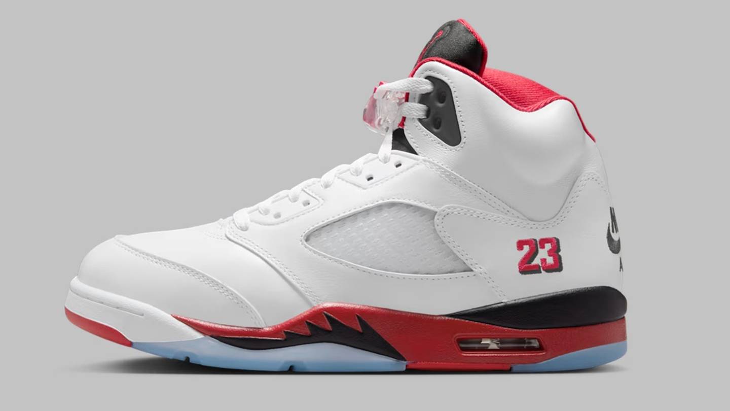 The Air Jordan 5 Fire Red 