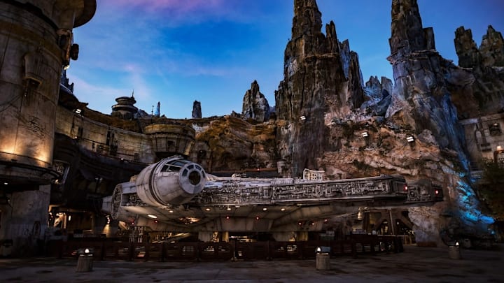 Millennium Falcon at Galaxy's Edge - credit: Disney