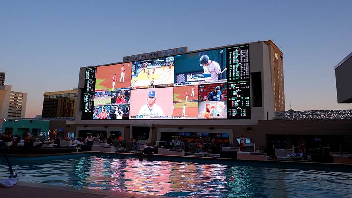 Celebration doesn't stop at sundown in Las Vegas.
Circa's Stadium Swim on a Friday in Las Vegas Celebration doesn't stop at sundown in Las Vegas.
Circa's Stadium Swim on a Friday in Las Vegas