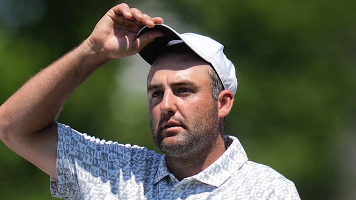 Scottie Scheffler was baffled by what he termed as "softened" putting surfaces.