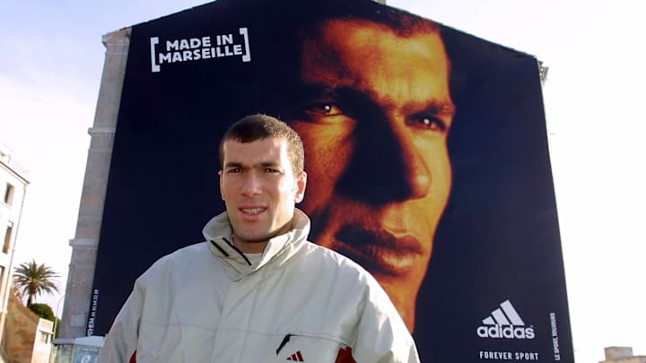Zinédine Zidane, une légende à Marseille.