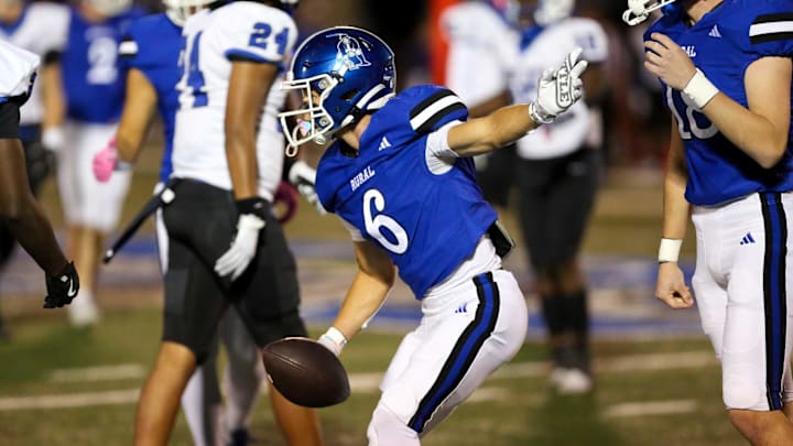 Washburn Rural plays Maize in the first round of the Kansas high school football playoffs.
