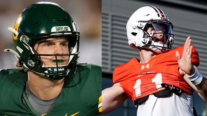 QBs Sawyer Robertson (left) and Jackson Arnold