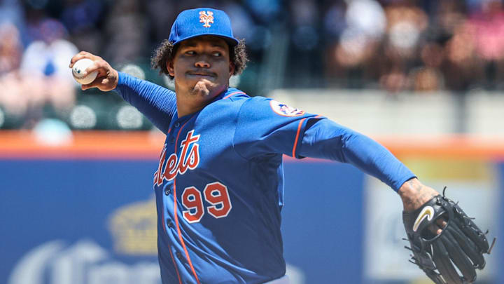 New York Mets starting pitcher Taijuan Walker (99) has a 7.71 ERA in the month of August, lasting less than 3.2 innings per start.