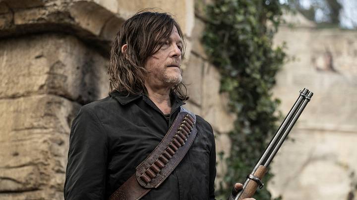 Norman Reedus as Daryl Dixon - The Walking Dead: Daryl Dixon _ Season 3, Episode 4 - Photo Credit: Carla Oset/AMC Norman Reedus as Daryl Dixon - The Walking Dead: Daryl Dixon _ Season 3, Episode 4 - Photo Credit: Carla Oset/AMC