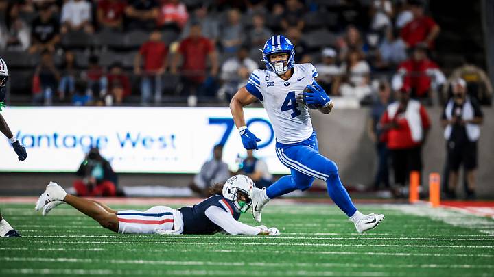 BYU RB LJ Martin against Arizona BYU RB LJ Martin against Arizona