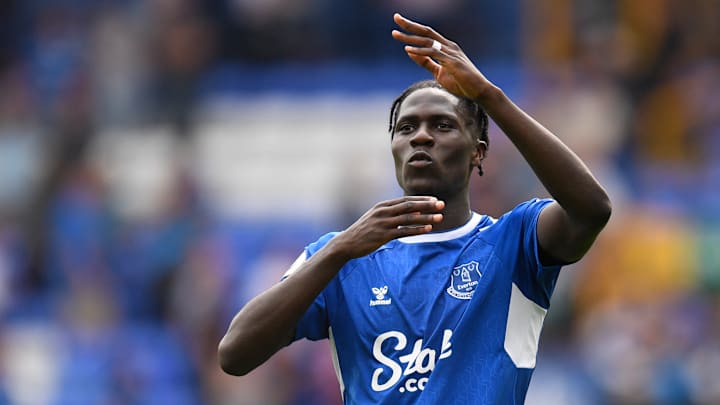 Onana was on the receiving end of a rough tackle Onana was on the receiving end of a rough tackle