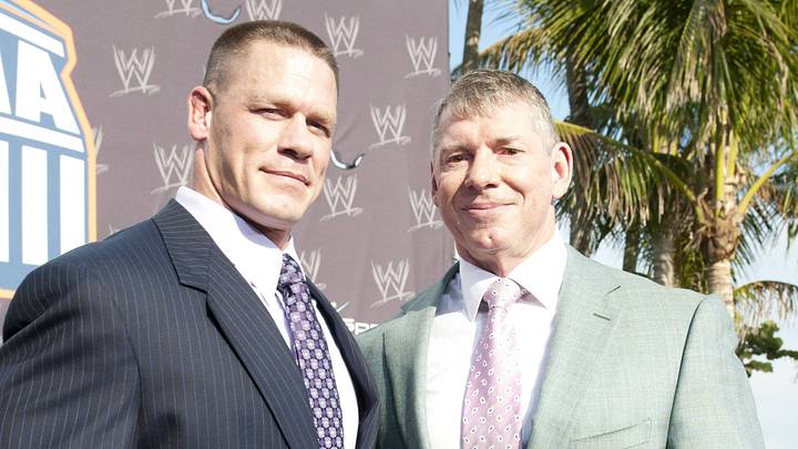 John Cena and Vince McMahon in 2011 John Cena and Vince McMahon in 2011