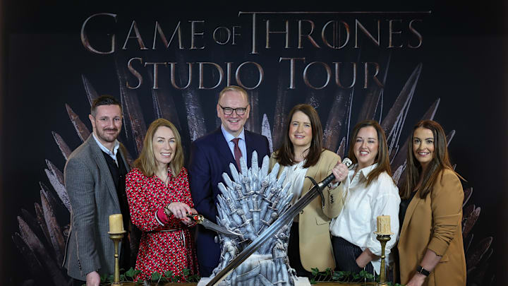 Game of Thrones Studio Tour Iron Throne cake